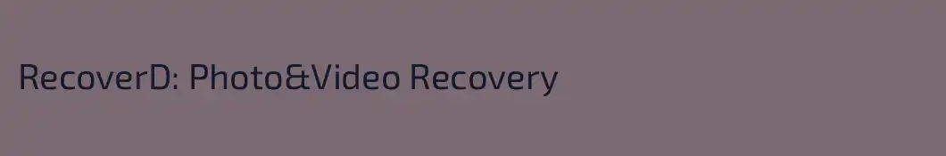 RecoverD: Photo&Video Recovery